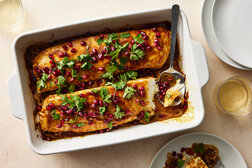 Image for Baked Fish With Pomegranate Sauce