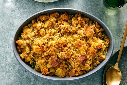 Easy Cornbread-Brown Butter Stuffing