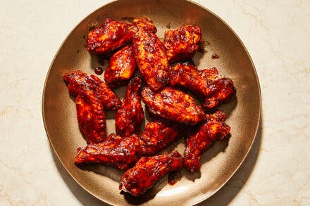 Sticky Harissa Chicken Wings