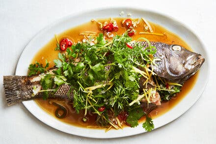 Cantonese-Style Steamed Fish