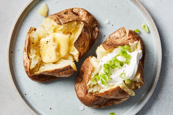 Air-Fryer Baked Potatoes