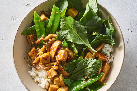 Image for Ponzu Tofu and Mushroom Rice Bowls