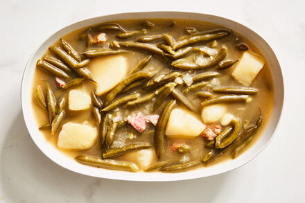 Image for Braised Green Beans and Potatoes