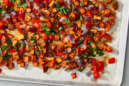 Sweet Potato Hash With Tofu