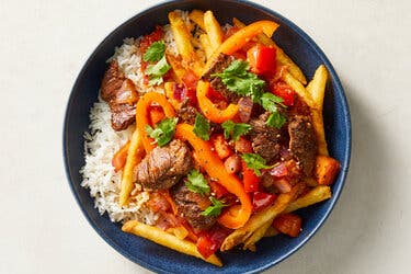 Lomo Saltado (Tomato Beef Stir-Fry)