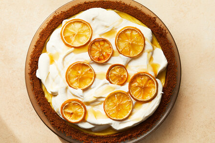 Image for Lemon Cream Pie With Honey and Ginger