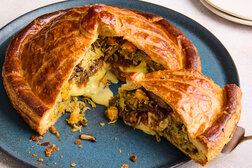 Image for Baked Brie and Caramelized Vegetable Pie