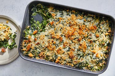 Cheesy Spinach Bake