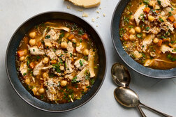 Image for Turkey, Farro and Chickpea Soup