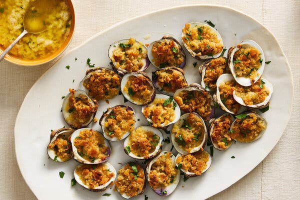 Clams Oreganata (Baked Stuffed Clams)