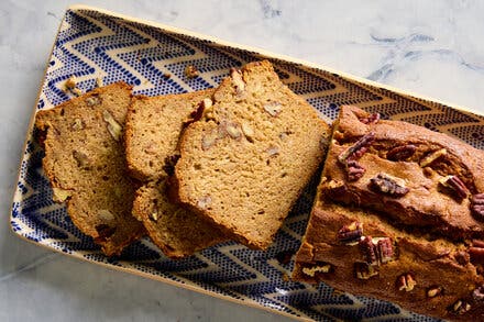 Miso Pecan Banana Bread