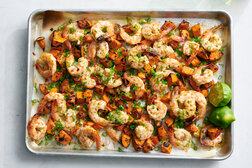 Image for Sheet-Pan Coconut Shrimp and Sweet Potatoes