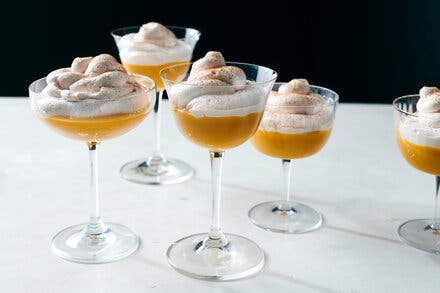 Suspiro a la Limeña (Caramel Pudding With Port Meringue)