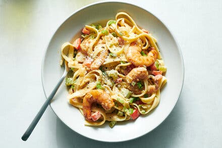 Cajun-Style Shrimp Alfredo