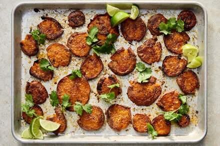 Image for Crispy Smashed Sweet Potatoes