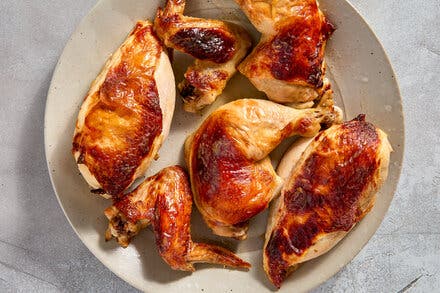 Yogurt-Marinated Roast Chicken