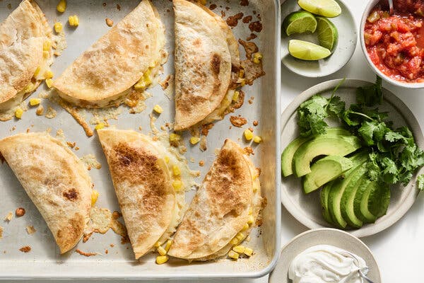 Sheet-Pan Quesadillas