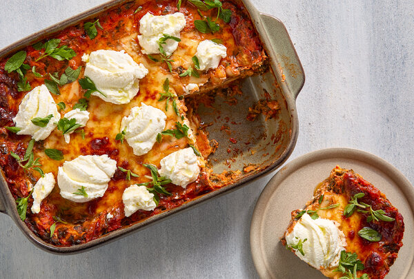 Vegetarian Lasagnas and Casseroles recipe