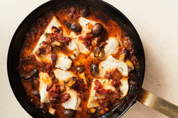 Image for Creamy Fish With Mushrooms and Bacon