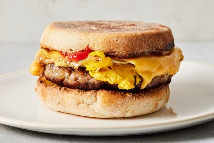 Sausage, Egg and Cheese Sandwich