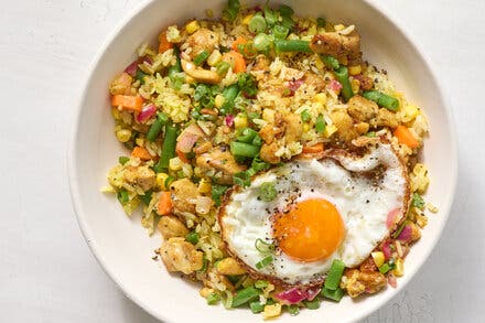 Curry Chicken Fried Rice 