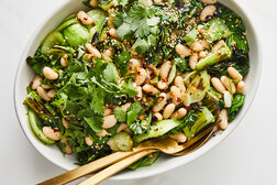 Image for Charred Bok Choy and Cannellini Bean Salad