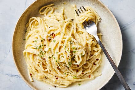 Lemon-Garlic Linguine