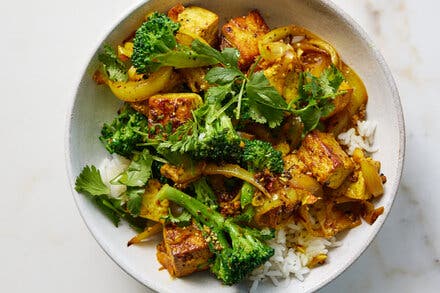 Lemongrass Tofu and Broccoli