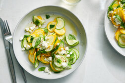 Image for Zucchini Salad With Basil, Mint and Feta