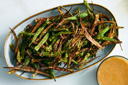 Image for Crispy Okra With Spicy Honey Sauce