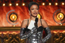 Maleah Joi Moon made her Broadway debut this year as the teenager at the heart of the Alicia Keys musical “Hell’s Kitchen.” On Sunday night, she won the Tony Award for best leading actress in a musical.