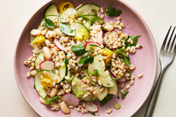 Image for Radish, Cucumber and White Bean Farro Salad