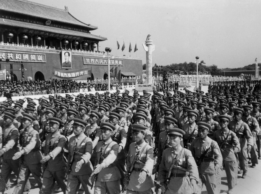 1951年北京閱兵。