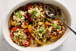 Image for Stuffed Peppers With Chickpeas and Cheese