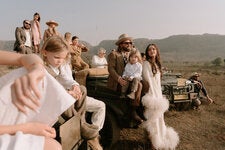 Lauren and Jackson England at their safari wedding in Ranthambore, India. “I am an aesthetic person, and we had a clear vision,” Mr. England said.