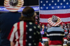 A recent Trump rally in Philadelphia.