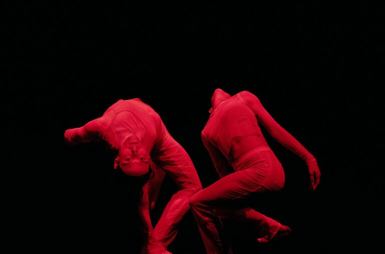 Naia Bautista and Salomé Pressac in Wayne McGregor’s “Deepstaria,” which had its premiere on Saturday at Montpellier Danse.