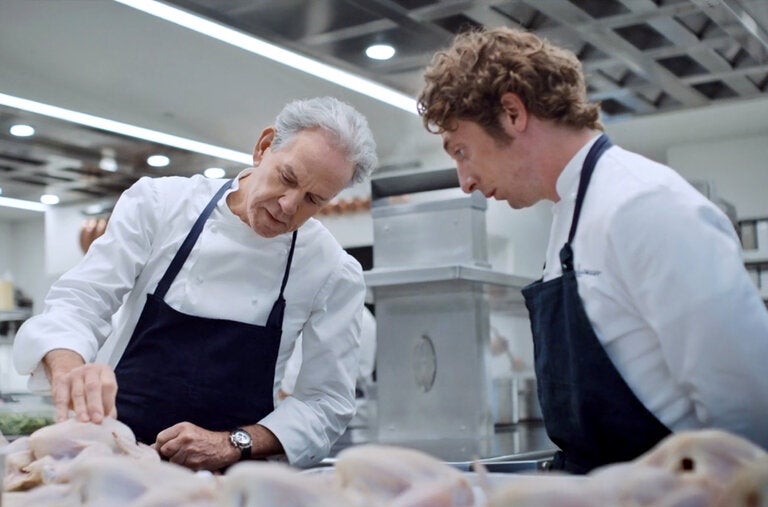 The new season of “The Bear,” starring Jeremy Allen White, includes cameos from acclaimed chefs like Thomas Keller, left.