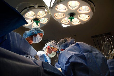 A procedure called top surgery performed on a 14-year-old in California in 2015. Surgery for transgender minors remains exceedingly rare, studies have shown.