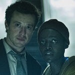 Lupita Nyong’o, right, with Joseph Quinn in “A Quiet Place: Day One.”