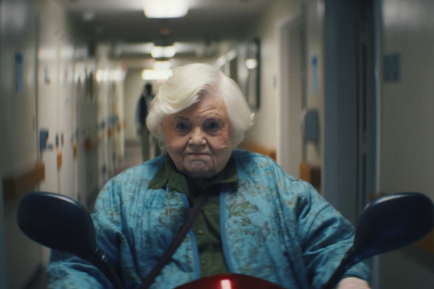June Squibb in “Thelma,” as a grandmother determined to recover the money she lost in a scam.