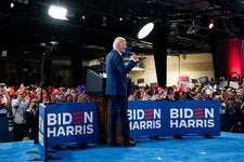 The ad comes after 72 of the most intensive hours of the 2024 campaign for Mr. Biden.