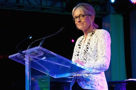 Ann Lurie speaking at a gala benefit for the Ann & Robert H. Lurie Children’s Hospital of Chicago in 2012. She supported its founding with a $100 million gift.