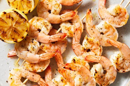 Simplest Grilled Shrimp