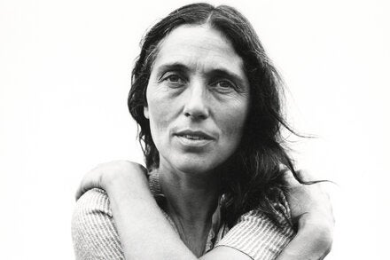 The painter and sculptor June Leaf, photographed by Richard Avedon in 1975.
