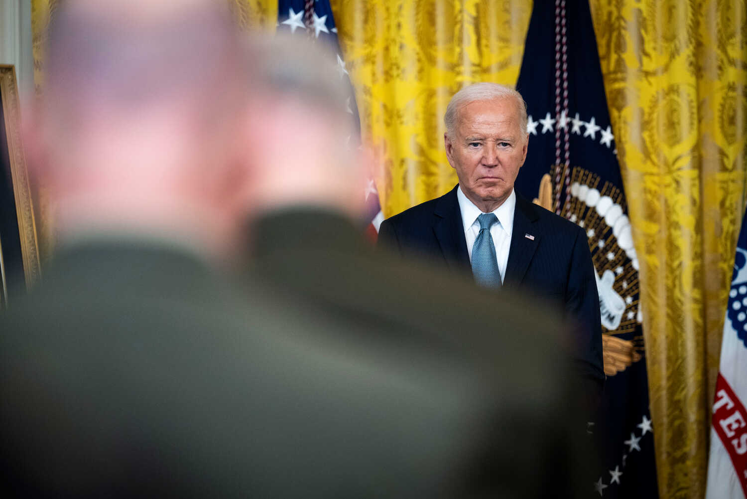 A small but vocal faction of Democratic Party donors is urging President Biden to withdraw from the race, but he has said that he will not be pushed out.