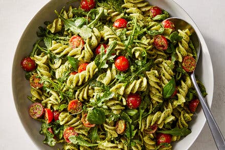 Vegan Pesto Pasta Salad