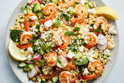 Image for Pearl Couscous Salad With Shrimp and Feta