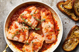 Image for Salmon With Freshly Grated Tomatoes and Butter