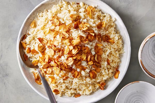 Toasted Garlic Rice  